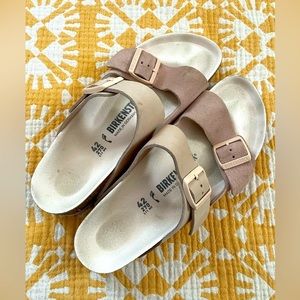 BIRKENSTOCK Arizona Two Tone Pink Sandal, Size 42 (11-11.5)